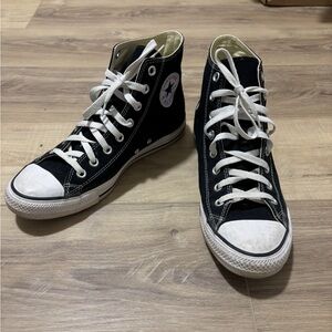Converse Black and White High-Top Sneakers